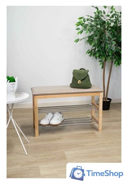 Банкетка Sheffilton SR-0628 Б-3 (прозрачный лак/кедровый) 295659 - Изображение №5 — Интернет-магазин Time-Shop