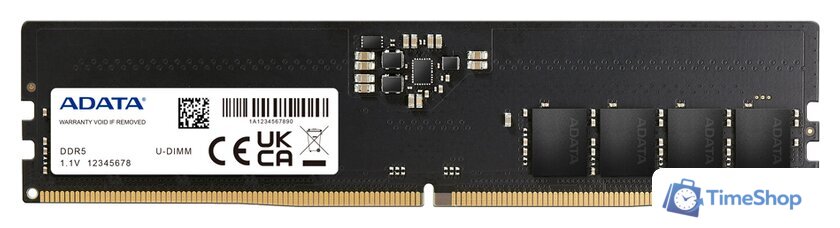 Оперативная память ADATA 16ГБ DDR5 4800 МГц AD5U480016G-S - Изображение №1 — Интернет-магазин Time-Shop