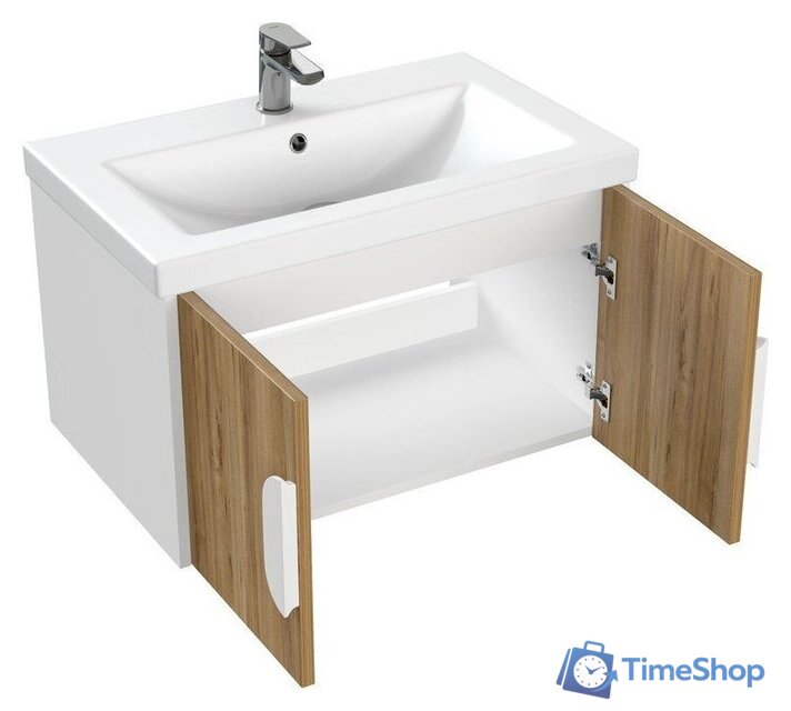  Cersanit Тумба под умывальник Como 70 69342 (орех) - Изображение №3 — Интернет-магазин Time-Shop