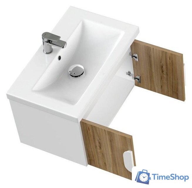  Cersanit Тумба под умывальник Como 70 69342 (орех) - Изображение №4 — Интернет-магазин Time-Shop