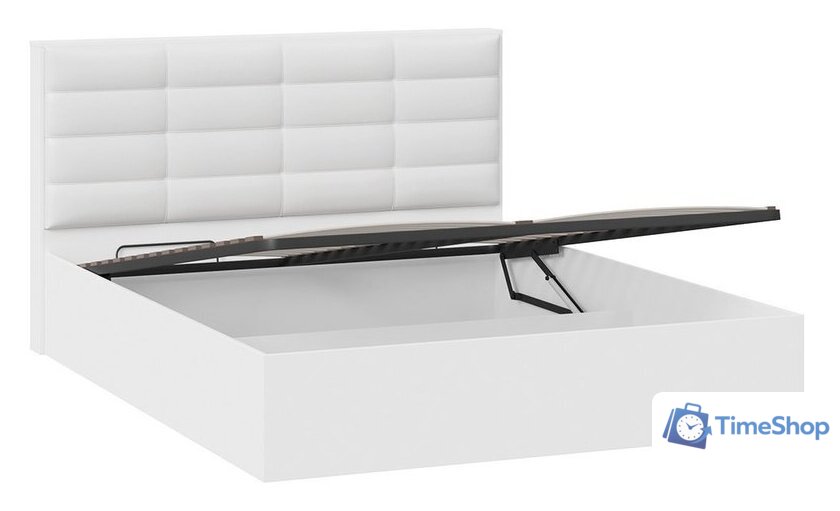 Кровать Трия Агата тип 1 с ПМ 160x200 (белый) - Изображение №3 — Интернет-магазин Time-Shop