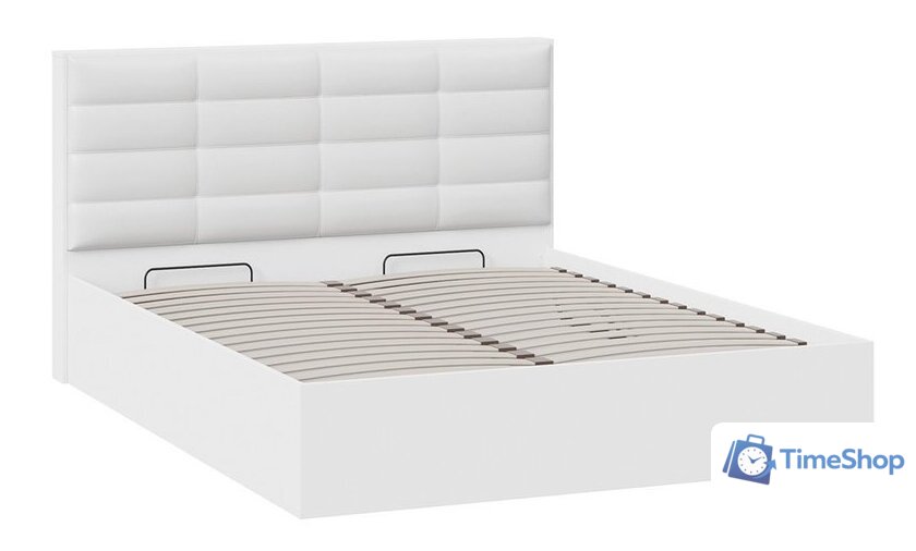 Кровать Трия Агата тип 1 с ПМ 160x200 (белый) - Изображение №2 — Интернет-магазин Time-Shop