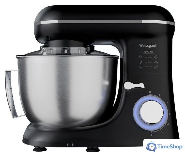 Планетарный миксер Weissgauff WSM 130 PMB Prime Chef - Изображение №1 — Интернет-магазин Time-Shop