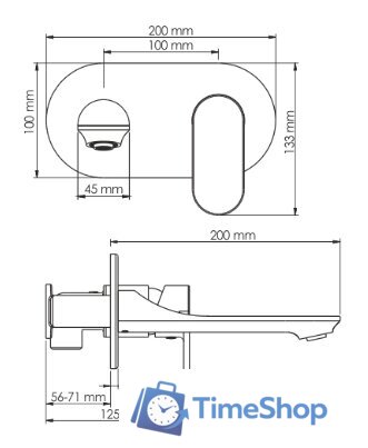 Смеситель Wasserkraft Elbe 7430 - Изображение №3 — Интернет-магазин Time-Shop