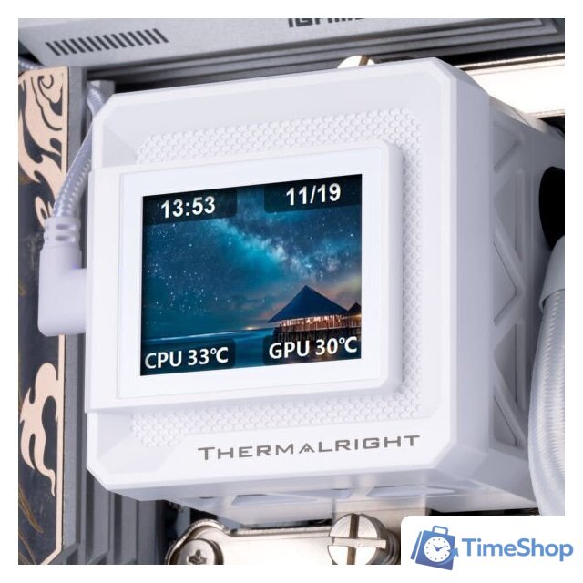 Система жидкостного охлаждения для процессора Thermalright Frozen Warframe 360 SE ARGB V2 (белый) - Изображение №6 — Интернет-магазин Time-Shop