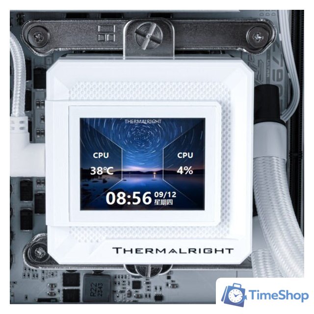 Система жидкостного охлаждения для процессора Thermalright Frozen Warframe 360 SE ARGB V2 (белый) - Изображение №5 — Интернет-магазин Time-Shop