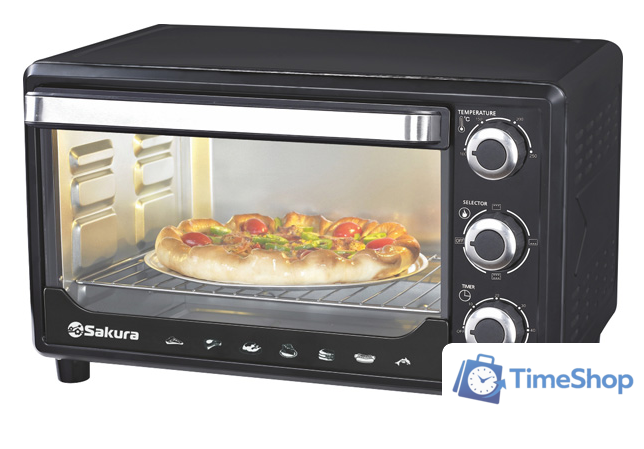 Мини-печь Sakura SA-7002BP - Изображение №1 — Интернет-магазин Time-Shop