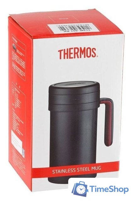 Термокружка THERMOS TCMF-501 0.5л (черный) - Изображение №4 — Интернет-магазин Time-Shop