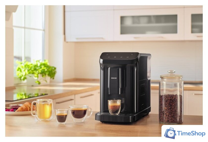 Кофемашина Sencor SES 6000BK - Изображение №15 — Интернет-магазин Time-Shop