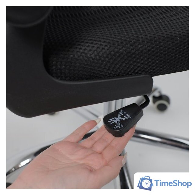 Офисное кресло AksHome Consul PL (ткань/сетка, черный) - Изображение №12 — Интернет-магазин Time-Shop