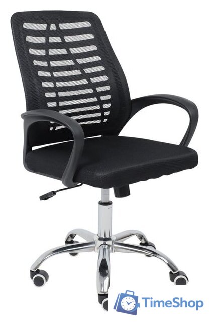 Офисное кресло AksHome Consul PL (ткань/сетка, черный) - Изображение №1 — Интернет-магазин Time-Shop