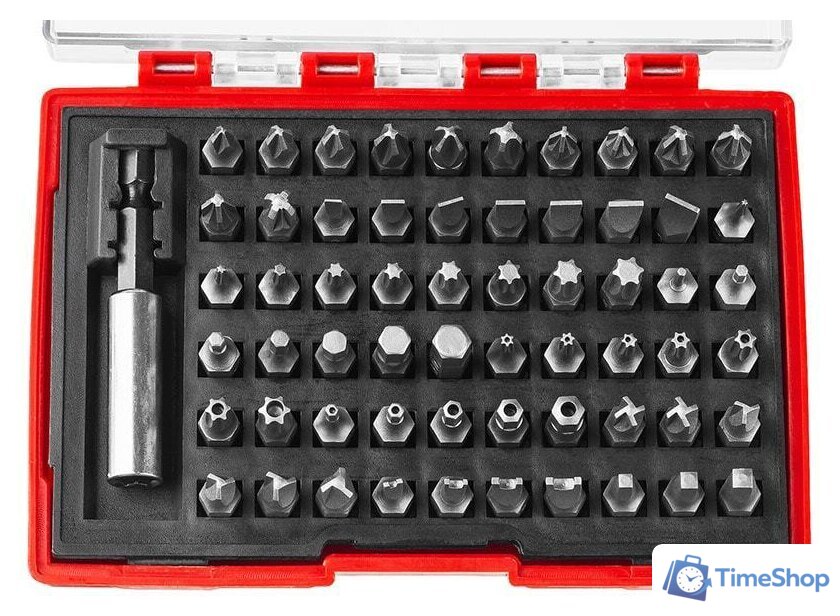 Набор бит Зубр 26089-H61 (61 предмет) - Изображение №1 — Интернет-магазин Time-Shop