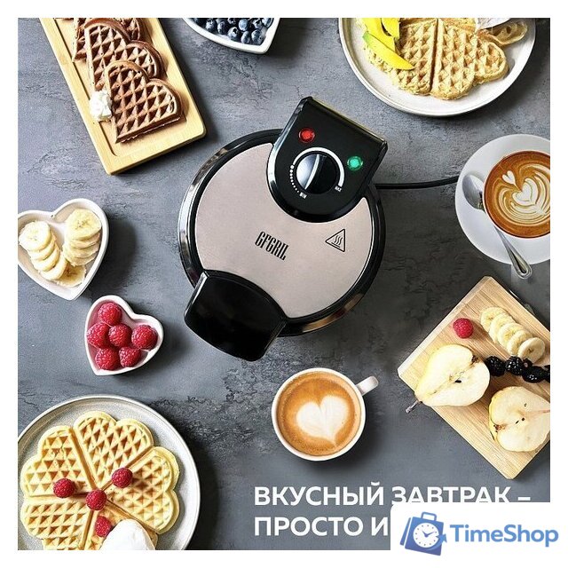 Вафельница GFgril GFW-028 - Изображение №6 — Интернет-магазин Time-Shop