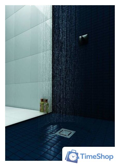 Трап/канал Berges Wasserhaus Platz Norma 150x150 090059 (матовый хром) - Изображение №3 — Интернет-магазин Time-Shop