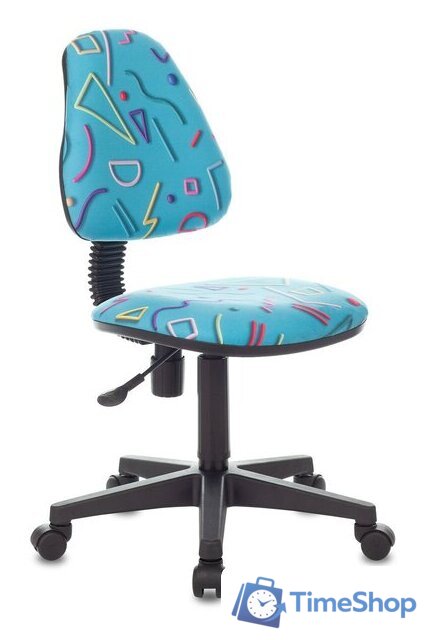 Компьютерное кресло Бюрократ KD-4/STICK-BLUE (голубой) - Изображение №1 — Интернет-магазин Time-Shop