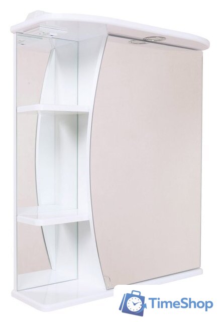  Onika Шкаф с зеркалом Луна 60.01 правый (белый) [206014] - Изображение №1 — Интернет-магазин Time-Shop