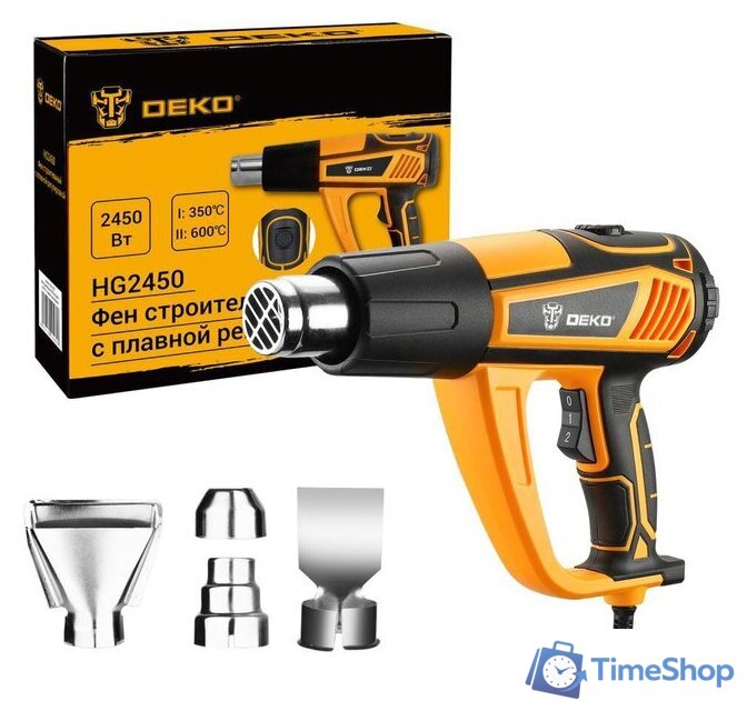 Промышленный фен Deko HG2450 - Изображение №1 — Интернет-магазин Time-Shop