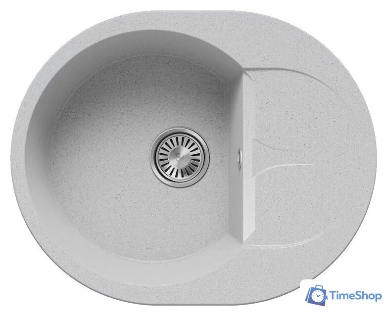 Кухонная мойка Polygran Atol 620 (светло-серый) - Изображение №1 — Интернет-магазин Time-Shop