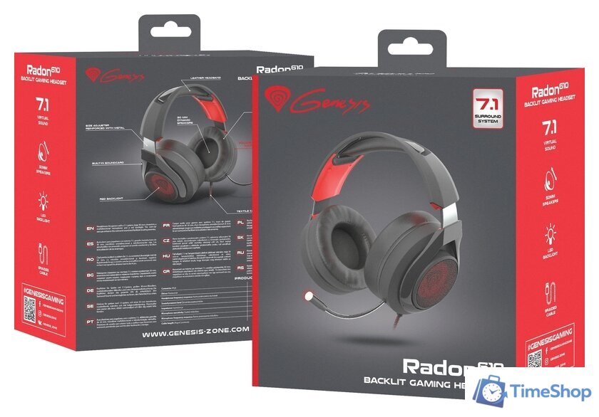 Наушники Genesis Radon 610 - Изображение №6 — Интернет-магазин Time-Shop