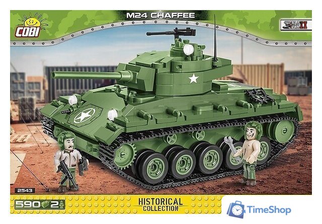 Конструктор Cobi M24 Chaffee 2543 Танк M24 Chaffee - Изображение №1 — Интернет-магазин Time-Shop