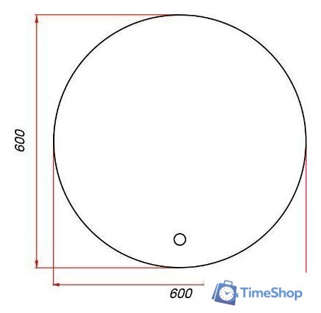  ЗОВ Зеркало 202-60 ZP202LED60 - Изображение №5 — Интернет-магазин Time-Shop