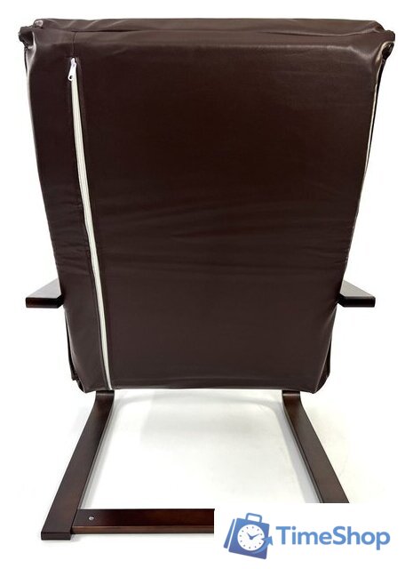 Интерьерное кресло Calviano Soft 1 (коричневый PU) - Изображение №7 — Интернет-магазин Time-Shop