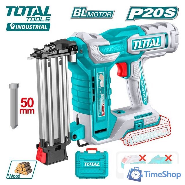 Гвоздезабиватель Total TCBNLI5005 (без АКБ, кейс) - Изображение №1 — Интернет-магазин Time-Shop