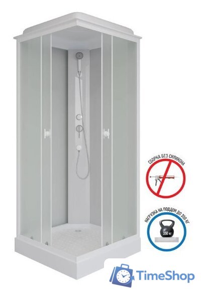 Душевая кабина Niagara Promo P90/13Q/MT 90x90x215 - Изображение №4 — Интернет-магазин Time-Shop