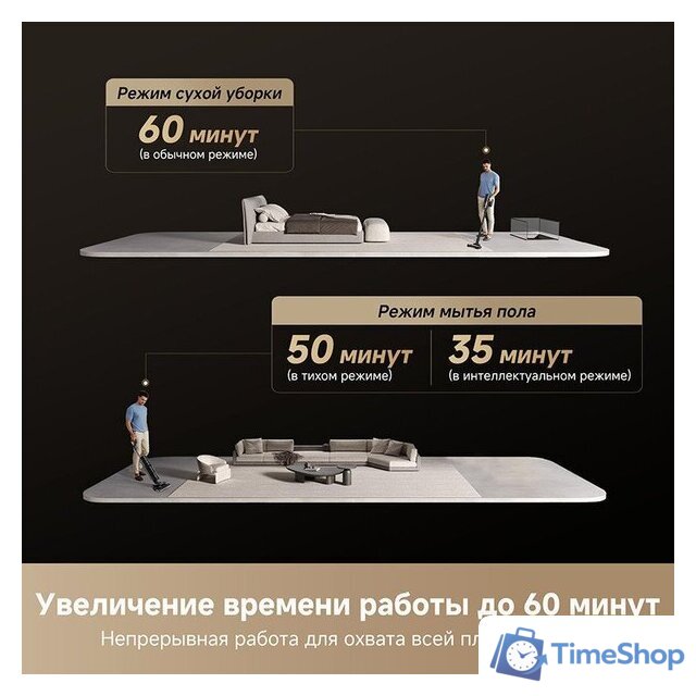 Пылесос Dreame H12 Dual FlexReach Wet and Dry Vacuum HHV31A (евровилка, черный) - Изображение №15 — Интернет-магазин Time-Shop