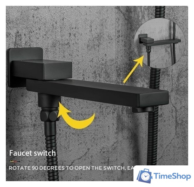 Душевая система  Gappo G7117-6 - Изображение №3 — Интернет-магазин Time-Shop