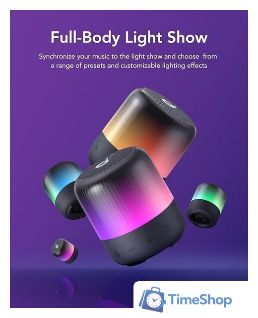 Беспроводная колонка Anker Soundcore Glow mini - Изображение №3 — Интернет-магазин Time-Shop