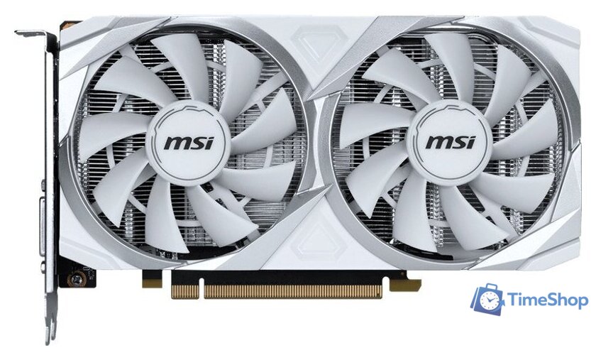 Видеокарта MSI GeForce RTX 3050 Ventus 2X XS White 8G OC - Изображение №1 — Интернет-магазин Time-Shop
