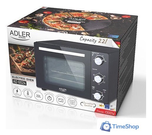 Мини-печь Adler AD 6024 - Изображение №8 — Интернет-магазин Time-Shop