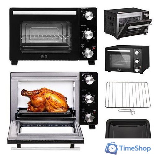 Мини-печь Adler AD 6024 - Изображение №11 — Интернет-магазин Time-Shop