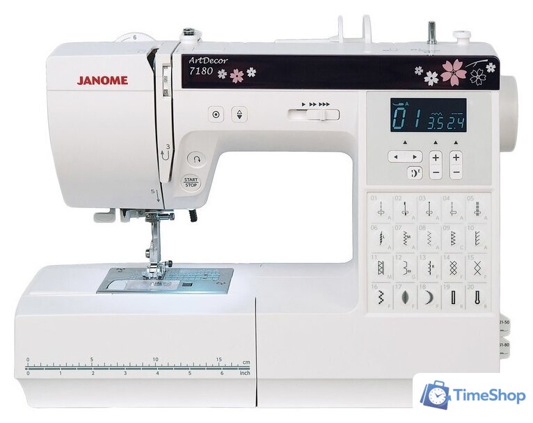 Компьютерная швейная машина Janome ArtDecor 7180 - Изображение №1 — Интернет-магазин Time-Shop