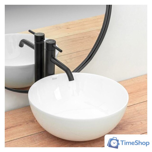 Умывальник Rea Stella (белый глянец) - Изображение №2 — Интернет-магазин Time-Shop