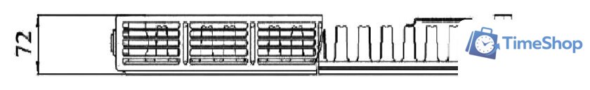Стальной панельный радиатор Prado Classic тип 11 500x400 - Изображение №2 — Интернет-магазин Time-Shop