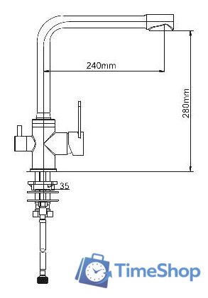 Смеситель Gappo G4399-1 - Изображение №2 — Интернет-магазин Time-Shop