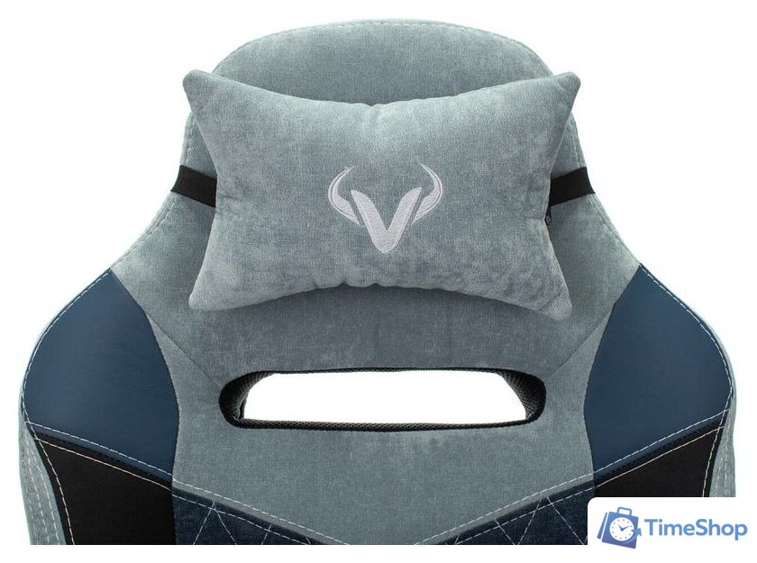 Игровое (геймерское) кресло Zombie Viking 6 Knight BL Fabric (синий) - Изображение №6 — Интернет-магазин Time-Shop