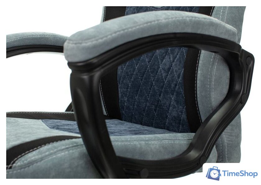 Игровое (геймерское) кресло Zombie Viking 6 Knight BL Fabric (синий) - Изображение №10 — Интернет-магазин Time-Shop