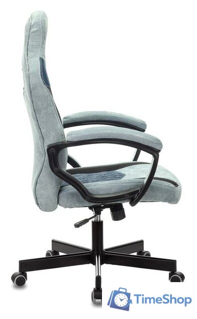 Игровое (геймерское) кресло Zombie Viking 6 Knight BL Fabric (синий) - Изображение №4 — Интернет-магазин Time-Shop