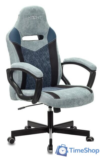 Игровое (геймерское) кресло Zombie Viking 6 Knight BL Fabric (синий) - Изображение №2 — Интернет-магазин Time-Shop