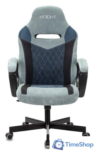 Игровое (геймерское) кресло Zombie Viking 6 Knight BL Fabric (синий) - Изображение №3 — Интернет-магазин Time-Shop