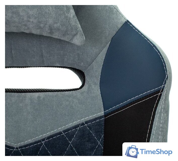 Игровое (геймерское) кресло Zombie Viking 6 Knight BL Fabric (синий) - Изображение №8 — Интернет-магазин Time-Shop