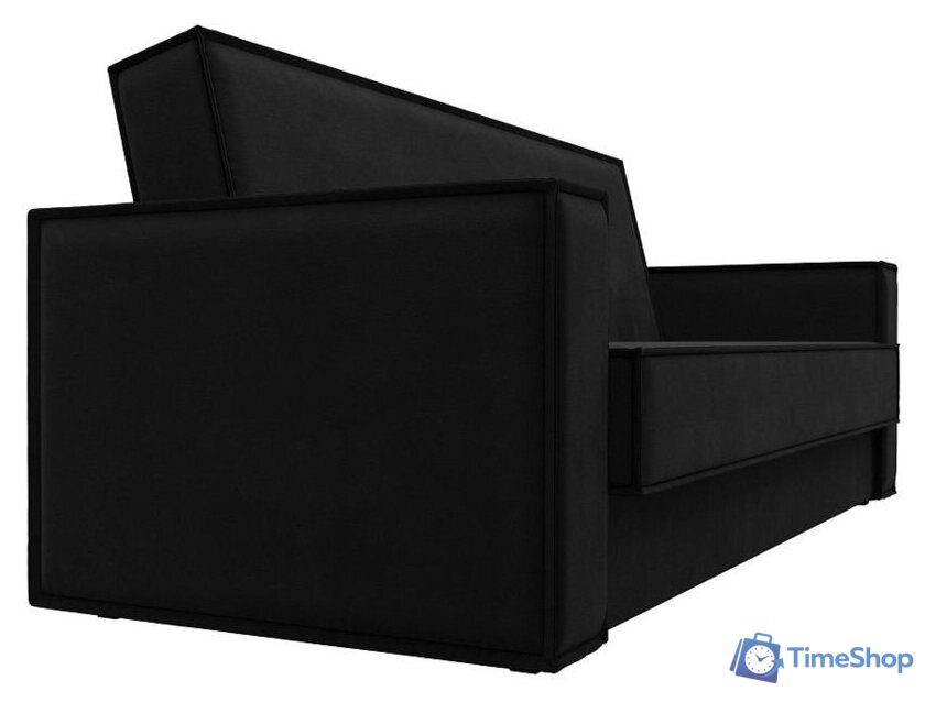 Диван Лига диванов Куба книжка 122051 (микровельвет черный) - Изображение №4 — Интернет-магазин Time-Shop