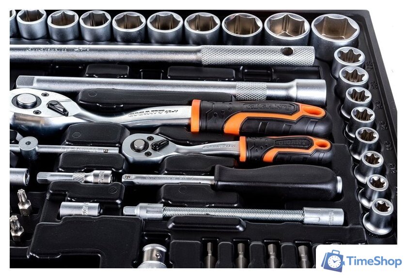 Универсальный набор инструментов Gigant GAS 119 (119 предметов) - Изображение №5 — Интернет-магазин Time-Shop