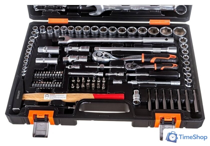 Универсальный набор инструментов Gigant GAS 119 (119 предметов) - Изображение №3 — Интернет-магазин Time-Shop