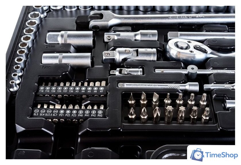 Универсальный набор инструментов Gigant GAS 119 (119 предметов) - Изображение №4 — Интернет-магазин Time-Shop