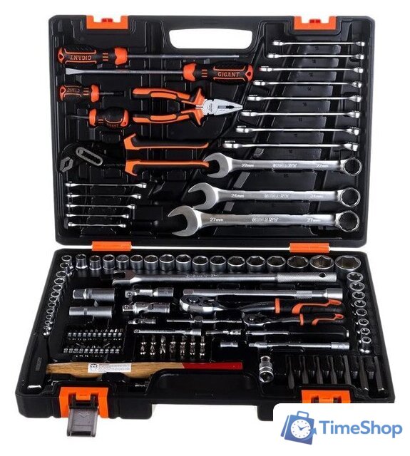 Универсальный набор инструментов Gigant GAS 119 (119 предметов) - Изображение №1 — Интернет-магазин Time-Shop