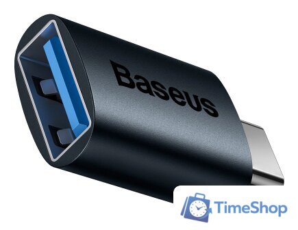 Адаптер Baseus ZJJQ000003 USB Type-C - USB Type-A (синий) - Изображение №1 — Интернет-магазин Time-Shop